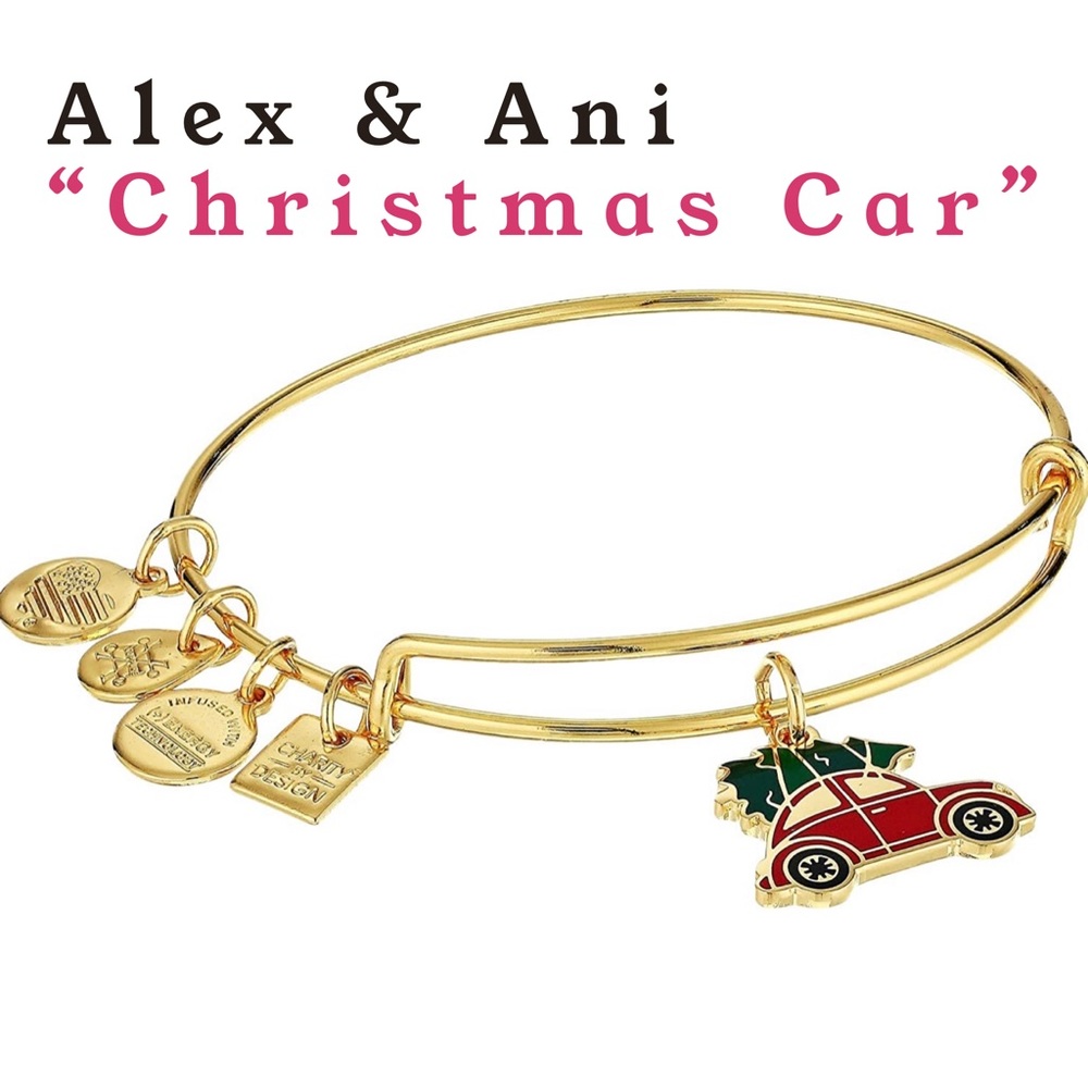 Alex & Ani Christmas Car bangle